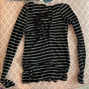 urban outfitters lace up top